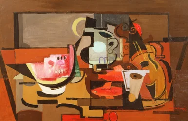 Still Life with a Slice of Watermelon